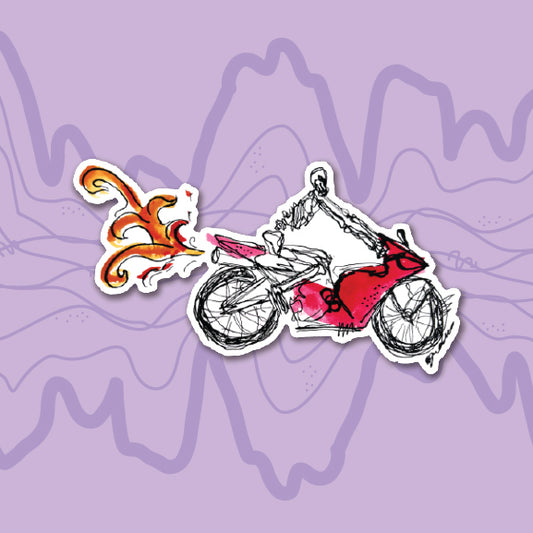 Skelocycle Sticker