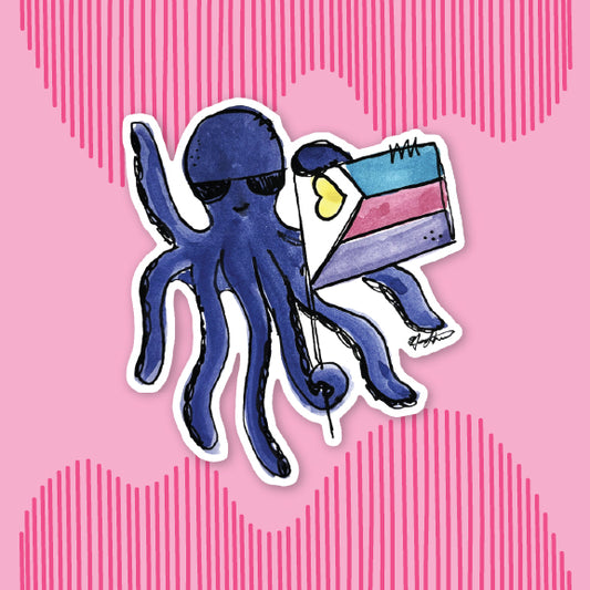 Polyamorous Octopus Sticker