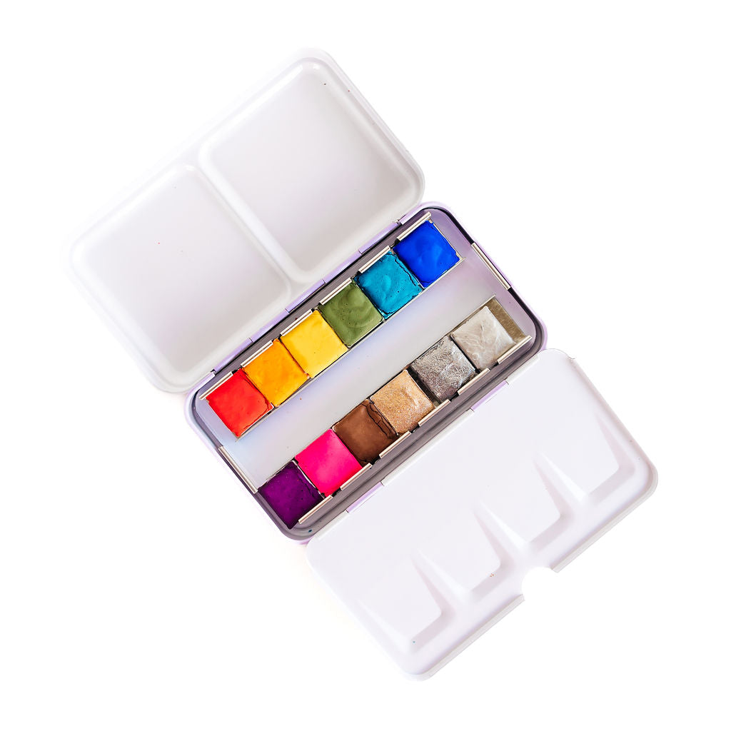 Which color is your favorite from the @Scribblelady watercolor palette