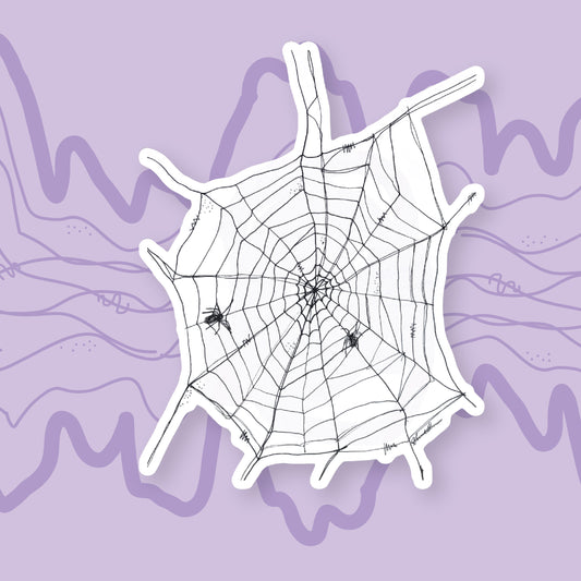 Spiderweb Sticker